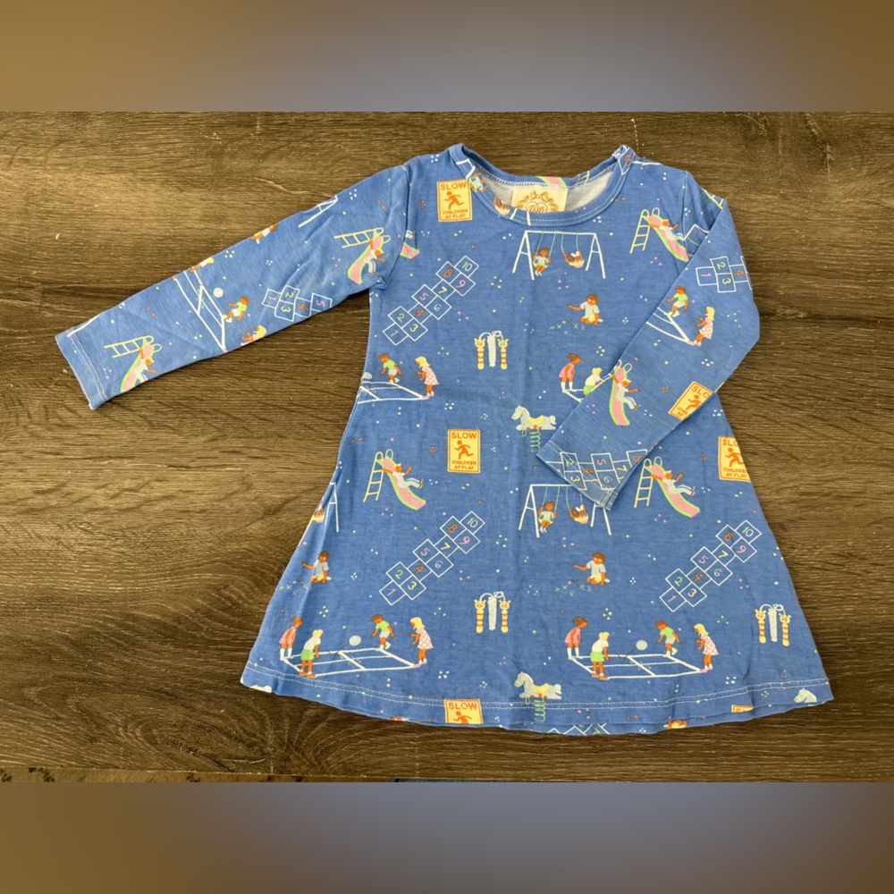 🛝 TBBC 18-24M Let Them Play LS Polly Play Dress EUC